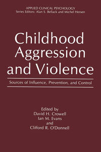 Vorderes Coverbild Childhood Aggression and Violence