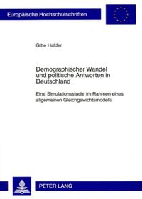 Vorderes Coverbild Demographischer Wandel und politische Antworten in Deutschland