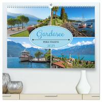Vorderes Coverbild Gardasee - Perle Italiens (hochwertiger Premium Wandkalender 2025 DIN A2 quer), Kunstdruck in Hochglanz