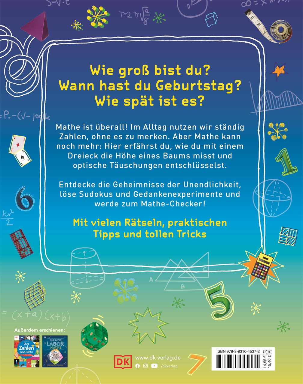 Rückseitencover So wirst du ein Mathe-Genie
