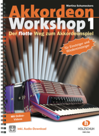 Vorderes Coverbild Akkordeon Workshop, Band 1
