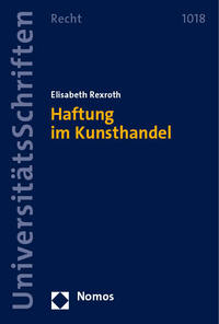 Vorderes Coverbild Haftung im Kunsthandel