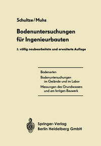 Vorderes Coverbild Bodenuntersuchungen für Ingenieurbauten