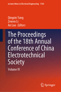 Vorderes Coverbild The Proceedings of the 18th Annual Conference of China Electrotechnical Society