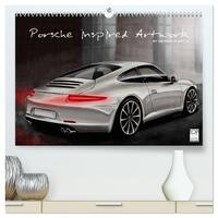 Vorderes Coverbild Porsche inspired Artwork by Reinhold Art´s (hochwertiger Premium Wandkalender 2026 DIN A2 quer), Kunstdruck in Hochglanz