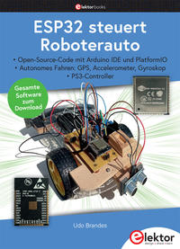 Vorderes Coverbild ESP32 steuert Roboterauto