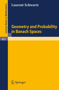 Vorderes Coverbild Geometry and Probability in Banach Spaces