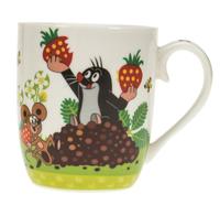 Vorderes Coverbild Trötsch Der kleine Maulwurf Kindertasse Erdbeere
