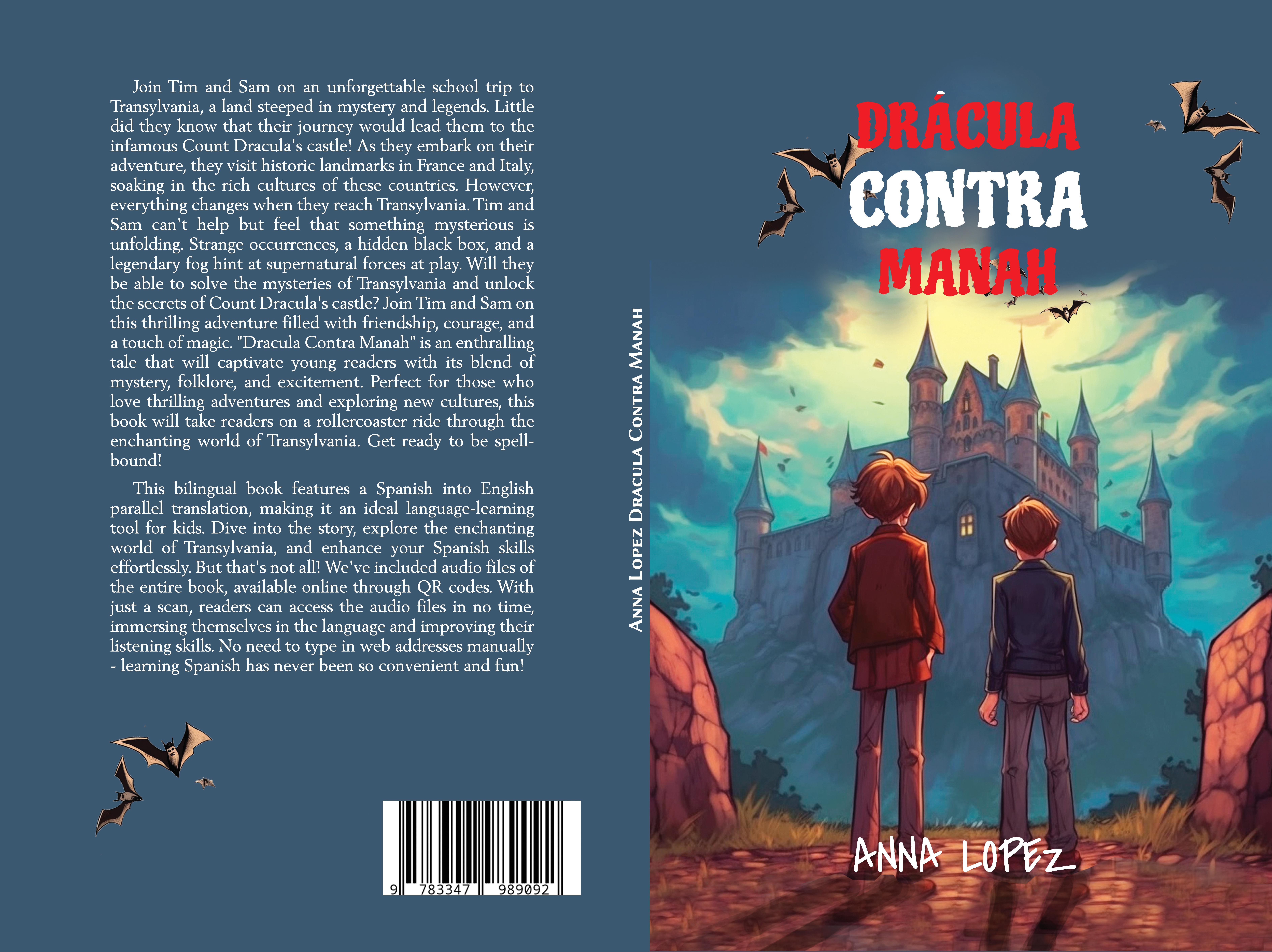 Gesamtes Coverbild Let your child learn Spanish with 'Dracula Contra Manah'