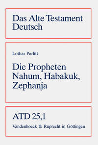 Vorderes Coverbild Die Propheten Nahum, Habakuk, Zephanja