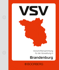 Vorderes Coverbild Vorschriftensammlung für die Verwaltung in Nordrhein-Westfalen (VSV)