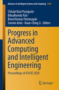 Vorderes Coverbild Progress in Advanced Computing and Intelligent Engineering