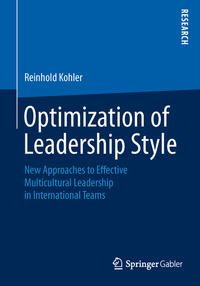 Vorderes Coverbild Optimization of Leadership Style