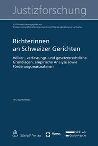 Vorderes Coverbild Richterinnen an Schweizer Gerichten