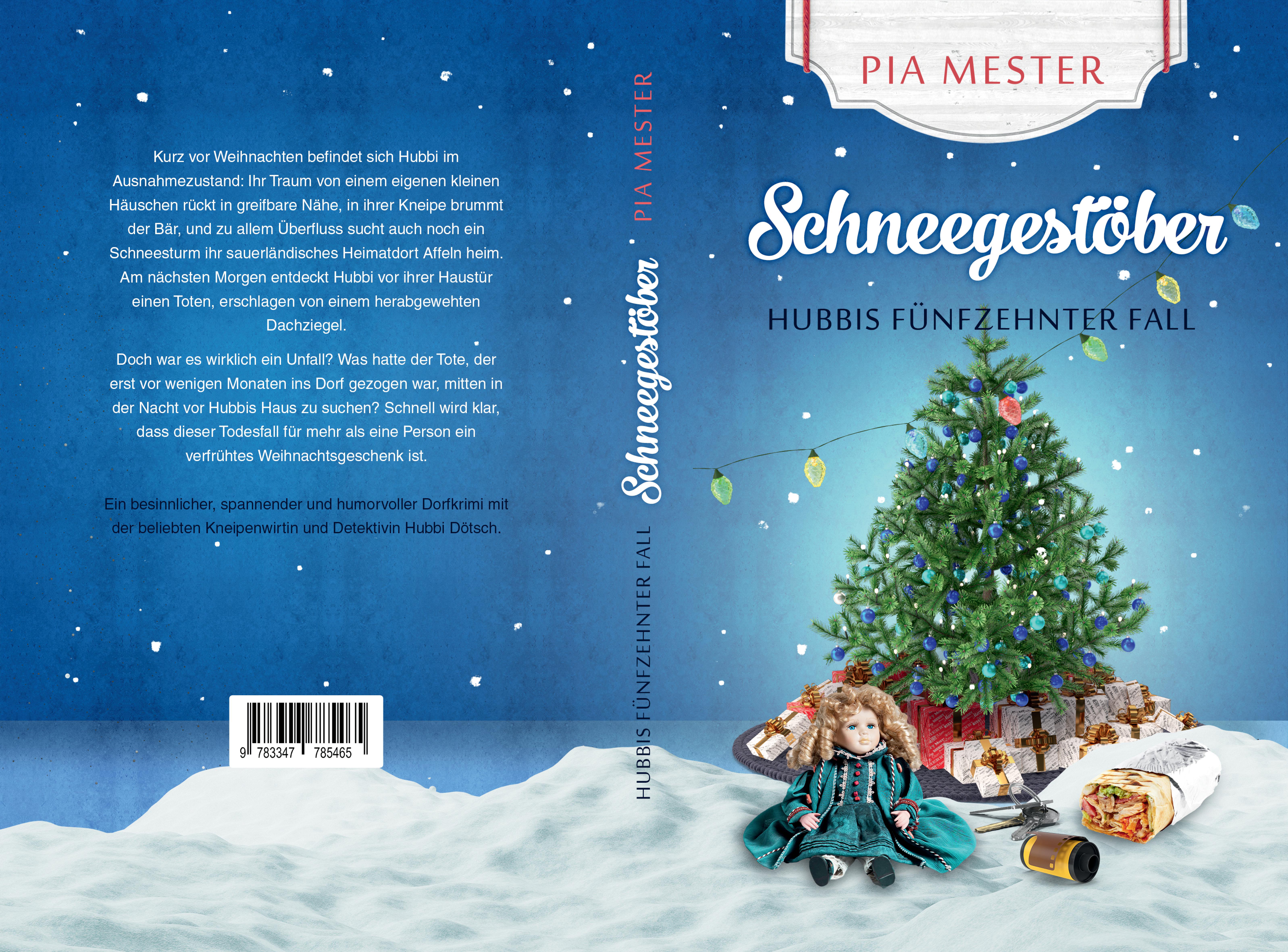Gesamtes Coverbild Schneegestöber - Hubbis fünfzehnter Fall