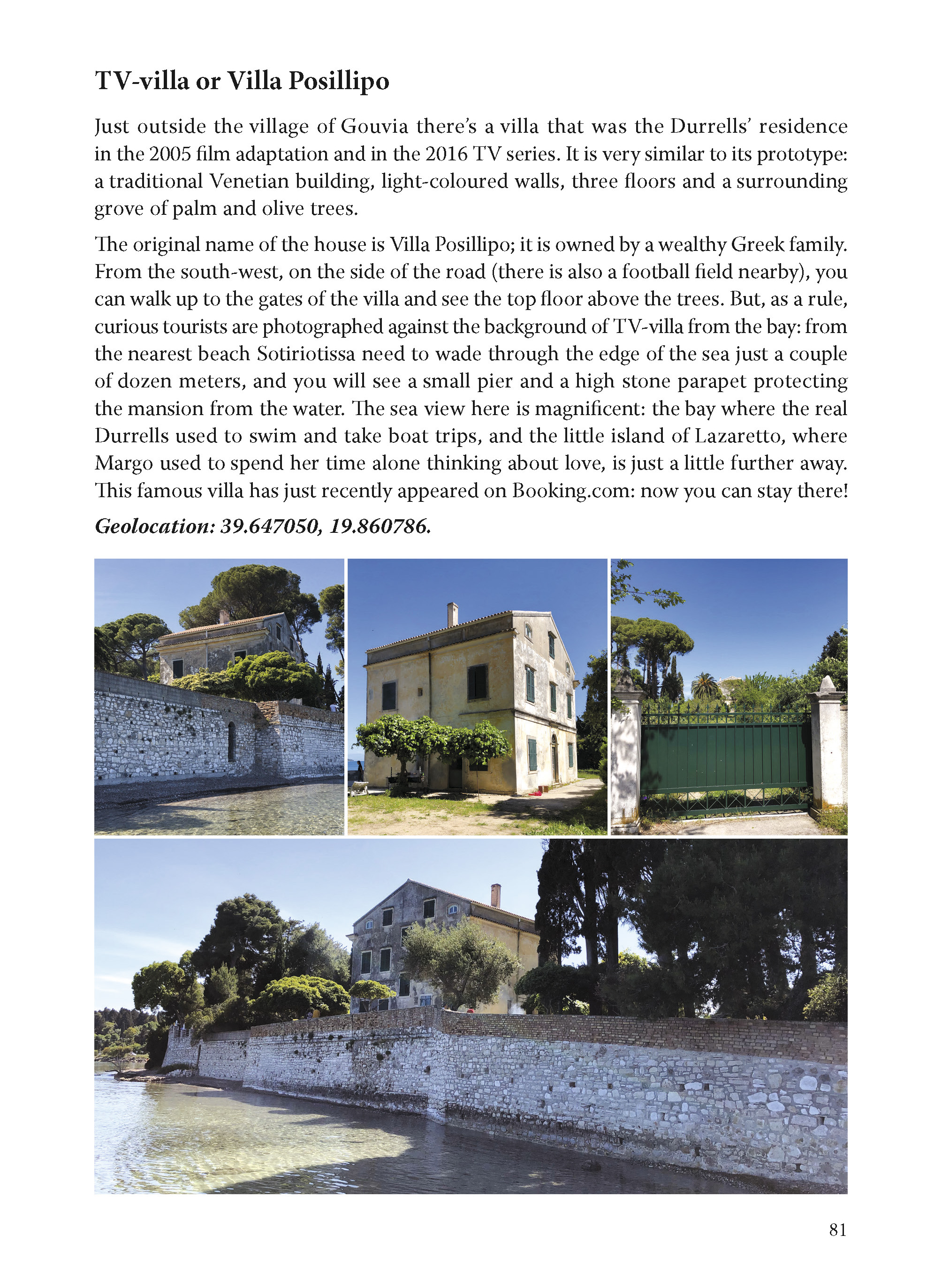 Beispielinhalt (Bild) Corfu. The Durrells