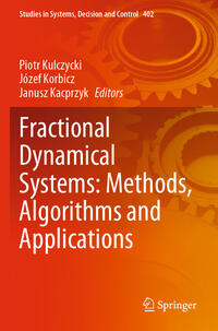 Vorderes Coverbild Fractional Dynamical Systems: Methods, Algorithms and Applications
