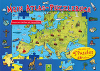 Vorderes Coverbild Mein Atlas-Puzzlebuch für Kinder ab 6 Jahren