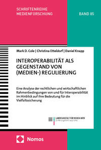Vorderes Coverbild Interoperabilität als Gegenstand von (Medien-) Regulierung