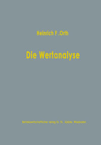 Vorderes Coverbild Die Wertanalyse