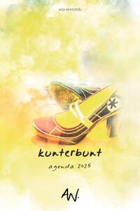 Vorderes Coverbild Kalenderbuchreihe "AGENDA" / kunterbunt 2025 (Hardcover)