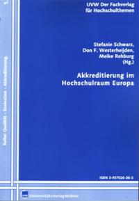 Vorderes Coverbild Akkreditierung und Evaluation im Hochschulraum Europa