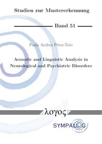Vorderes Coverbild Acoustic and Linguistic Analysis in Neurological and Psychiatric Disorders