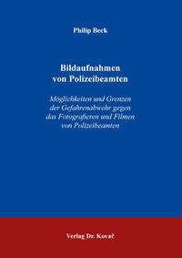 Vorderes Coverbild Bildaufnahmen von Polizeibeamten