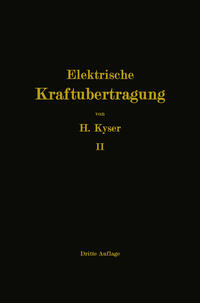 Vorderes Coverbild Die Niederspannungs- und Hochspannungs-Leitungsanlagen