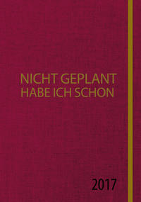 Vorderes Coverbild Nicht geplant habe ich schon (Jahresplaner 2017)