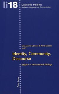 Vorderes Coverbild Identity, Community, Discourse