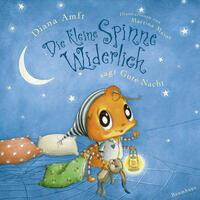 Vorderes Coverbild Die kleine Spinne Widerlich sagt Gute Nacht (Pappbilderbuch)