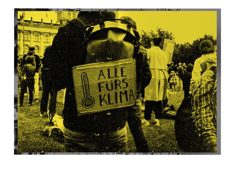 Beispielinhalt (Bild) Protest!