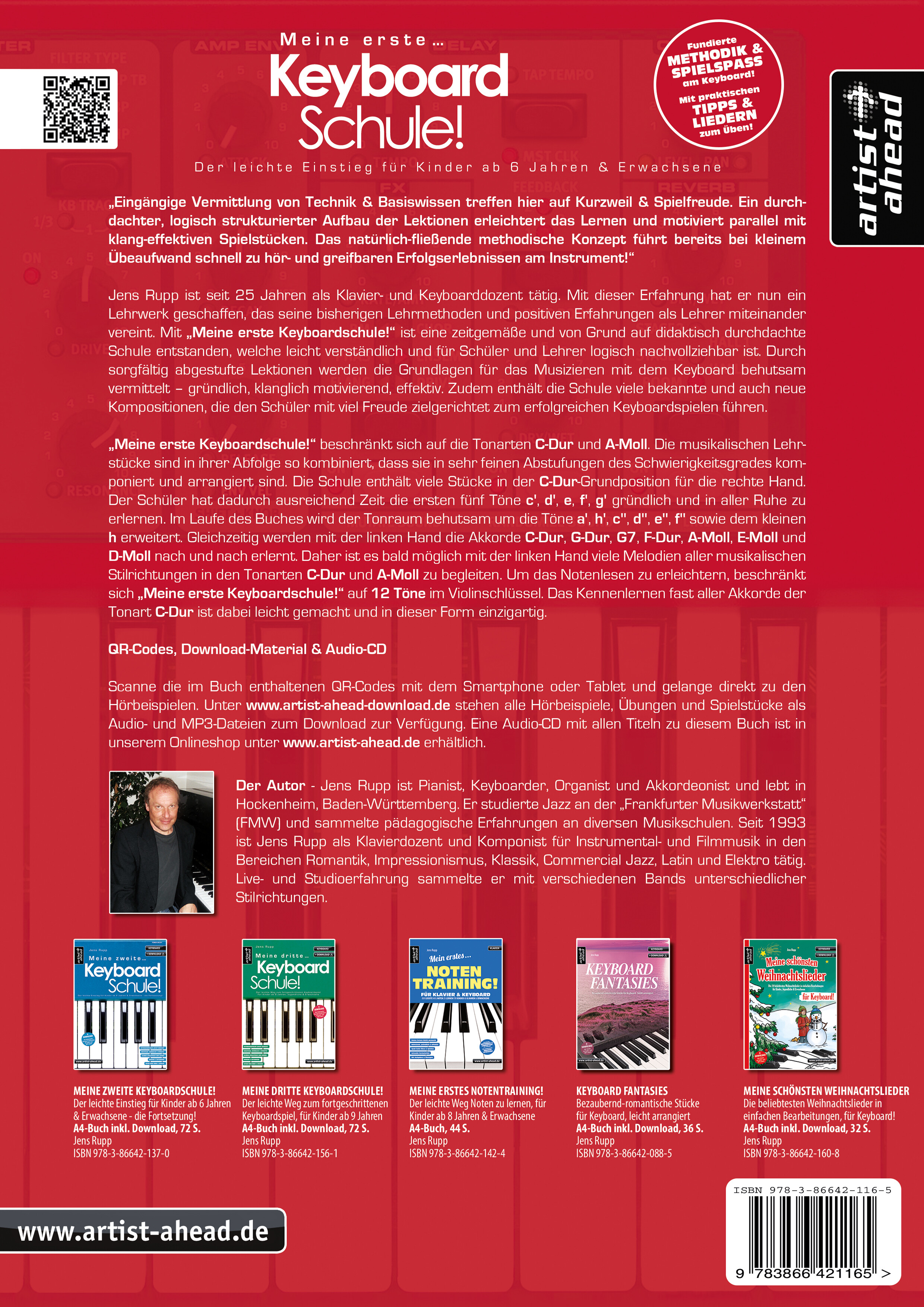 Rückseitencover Meine erste Keyboardschule!
