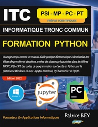 Vorderes Coverbild ITC Informatique Tronc Commun MPSI - Formation Python