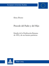 Vorderes Coverbild Procede del Padre y del Hijo