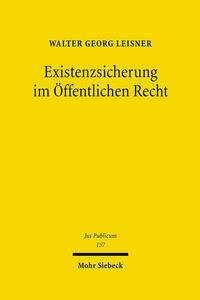 Vorderes Coverbild Existenzsicherung im Öffentlichen Recht