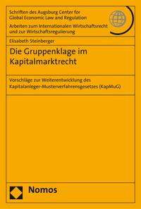 Vorderes Coverbild Die Gruppenklage im Kapitalmarktrecht