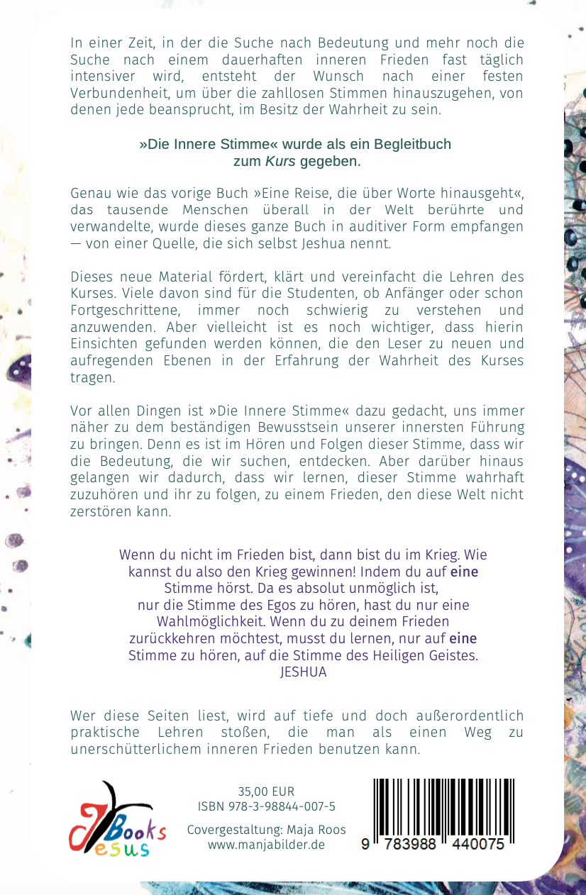 Rückseitencover Die innere Stimme