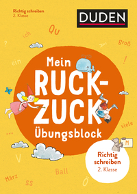 Vorderes Coverbild Mein Ruckzuck-Übungsblock Richtig schreiben 2. Klasse