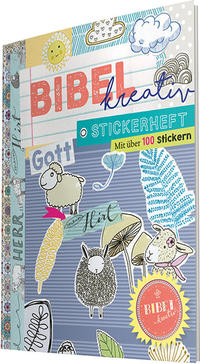 Vorderes Coverbild Stickerheft Bibel kreativ Der Herr ist mein Hirt