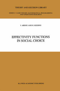 Vorderes Coverbild Effectivity Functions in Social Choice