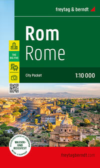 Vorderes Coverbild Rom, Stadtplan 1:10.000, freytag & berndt