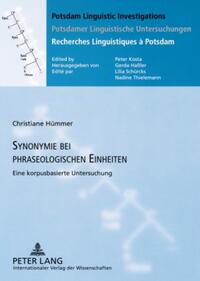 Vorderes Coverbild Synonymie bei phraseologischen Einheiten
