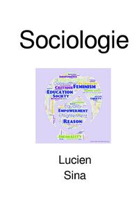 Vorderes Coverbild Sociologie