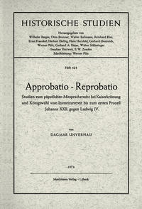 Vorderes Coverbild Approbatio - Reprobatio