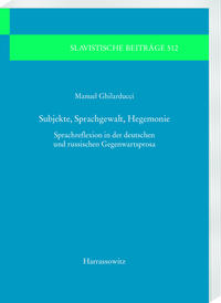 Vorderes Coverbild Subjekte, Sprachgewalt, Hegemonie