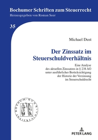 Vorderes Coverbild Der Zinssatz im Steuerschuldverhältnis