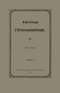 Vorderes Coverbild Schellings Offenbarungsphilosophie