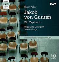 Vorderes Coverbild Jakob von Gunten. Ein Tagebuch